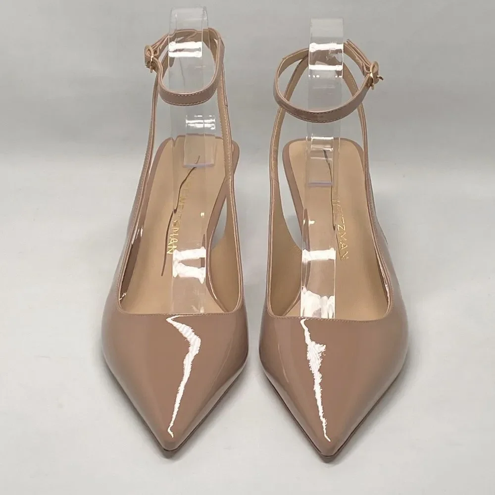 Stuart Weitzman Patent Leather Strappy Pumps size 8